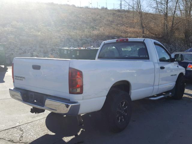 3D7KA26D24G232781 - 2004 DODGE RAM 2500 S WHITE photo 4