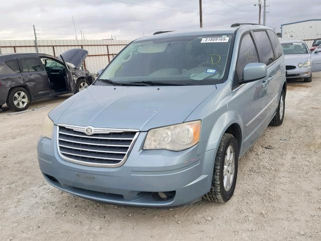 2A4RR5D16AR479118 - 2010 CHRYSLER TOWN & COU BLUE photo 2