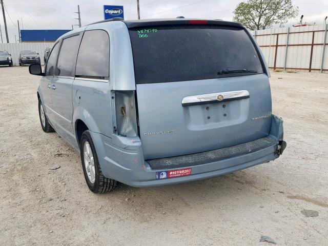 2A4RR5D16AR479118 - 2010 CHRYSLER TOWN & COU BLUE photo 3