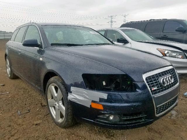 WAUKH74F88N009100 - 2008 AUDI A6 AVANT Q BLUE photo 1