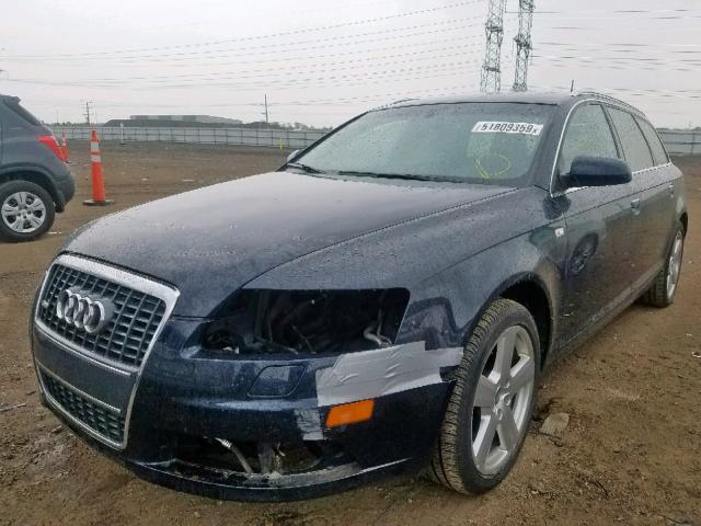 WAUKH74F88N009100 - 2008 AUDI A6 AVANT Q BLUE photo 2