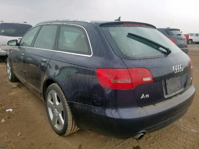 WAUKH74F88N009100 - 2008 AUDI A6 AVANT Q BLUE photo 3