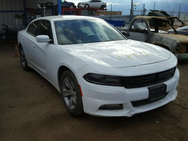 2C3CDXHGXGH250898 - 2016 DODGE CHARGER SX WHITE photo 1