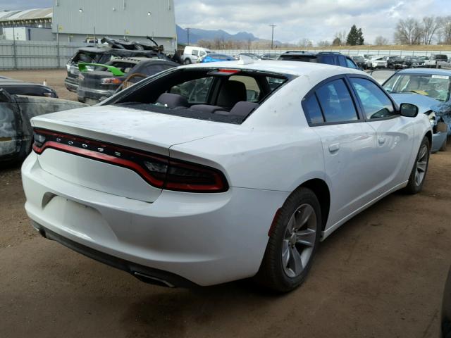 2C3CDXHGXGH250898 - 2016 DODGE CHARGER SX WHITE photo 4