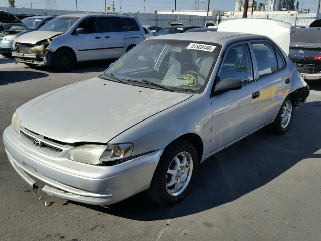 1NXBR12E8XZ232664 - 1999 TOYOTA COROLLA VE GRAY photo 2