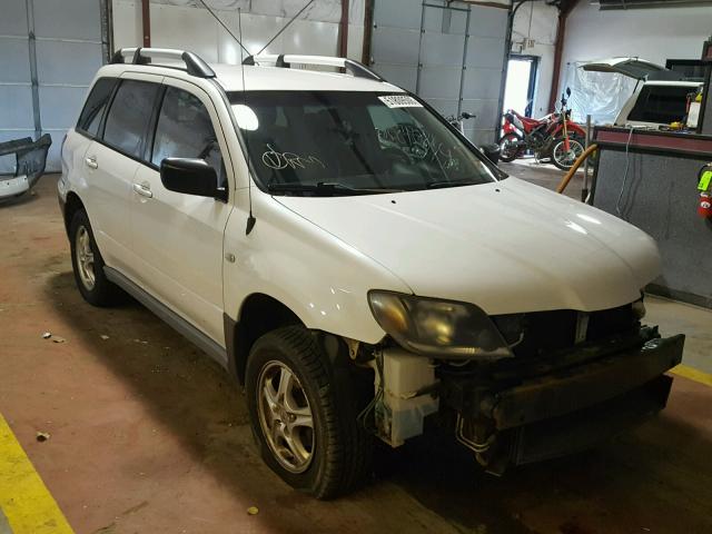 JA4LZ31G83U114190 - 2003 MITSUBISHI OUTLANDER WHITE photo 1