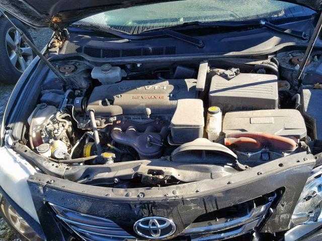 4T1BB46K29U108088 - 2009 TOYOTA CAMRY HYBR BLACK photo 7