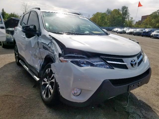 JTMDFREV1FD166697 - 2015 TOYOTA RAV4 LIMIT WHITE photo 1