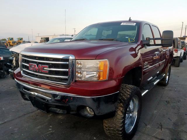 3GTP1VE06DG187957 - 2013 GMC SIERRA C15 BURGUNDY photo 2