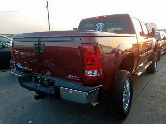 3GTP1VE06DG187957 - 2013 GMC SIERRA C15 BURGUNDY photo 4