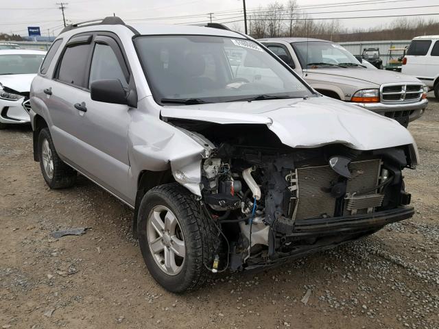 KNDJE723597580727 - 2009 KIA SPORTAGE L SILVER photo 1