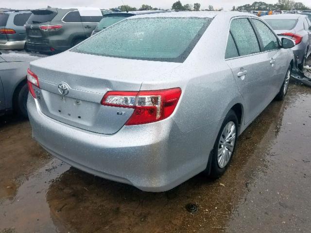 4T1BF1FK0CU118418 - 2012 TOYOTA CAMRY BASE SILVER photo 4