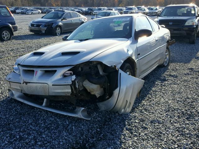 1G2NW12E74C144804 - 2004 PONTIAC GRAND AM G SILVER photo 2