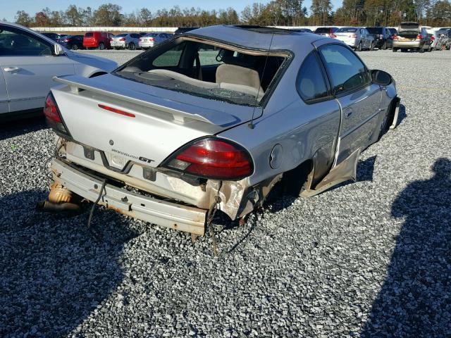 1G2NW12E74C144804 - 2004 PONTIAC GRAND AM G SILVER photo 4