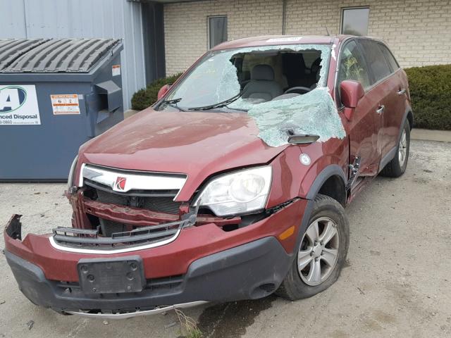 3GSCL33P48S660002 - 2008 SATURN VUE XE BURGUNDY photo 2