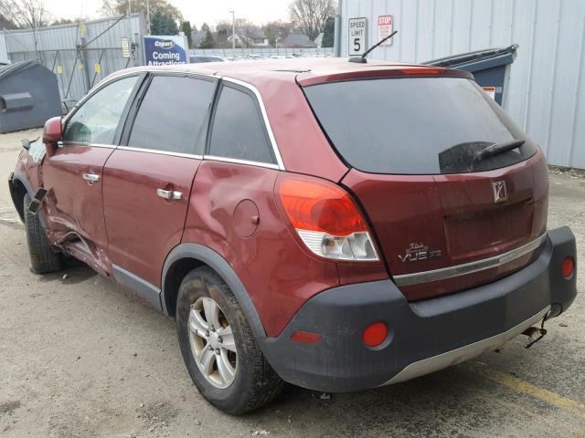 3GSCL33P48S660002 - 2008 SATURN VUE XE BURGUNDY photo 3