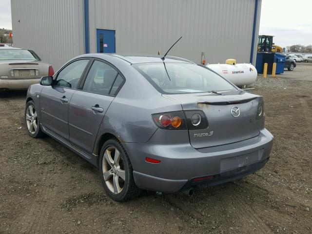 JM1BK323741213040 - 2004 MAZDA 3 S GRAY photo 3