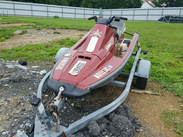 YAM20165H788 - 1988 YAMAHA WAVERUNNER RED photo 2