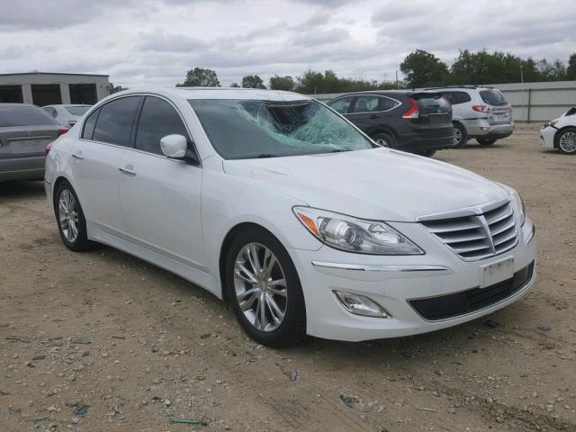 KMHGC4DD8CU182324 - 2012 HYUNDAI GENESIS 3. WHITE photo 1