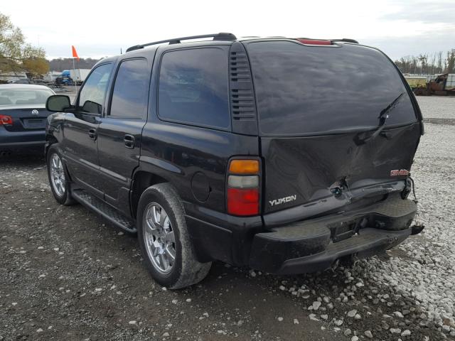 1GKEK63U25J203754 - 2005 GMC YUKON DENA BLACK photo 3