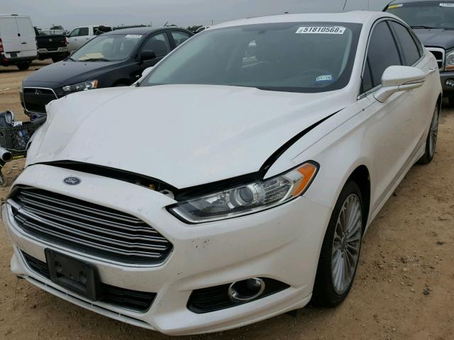 3FA6P0K91FR113522 - 2015 FORD FUSION TIT WHITE photo 2