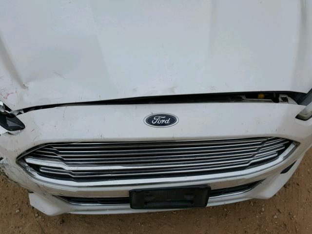 3FA6P0K91FR113522 - 2015 FORD FUSION TIT WHITE photo 7