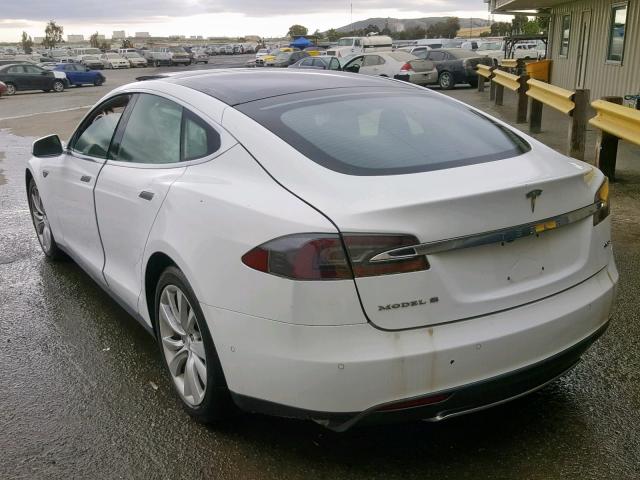 5YJSA1E28GF126317 - 2016 TESLA MODEL S WHITE photo 3