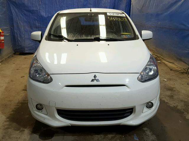 ML32A4HJ6EH004558 - 2014 MITSUBISHI MIRAGE ES WHITE photo 9