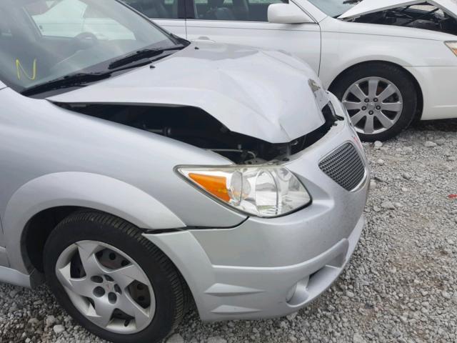 5Y2SL65806Z453556 - 2006 PONTIAC VIBE SILVER photo 9