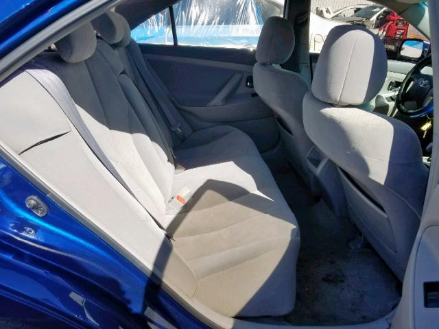4T4BE46K19R101128 - 2009 TOYOTA CAMRY BASE BLUE photo 6
