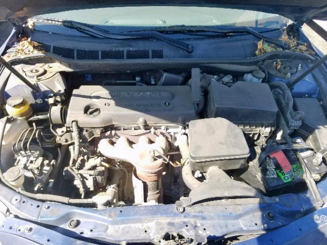 4T4BE46K19R101128 - 2009 TOYOTA CAMRY BASE BLUE photo 7