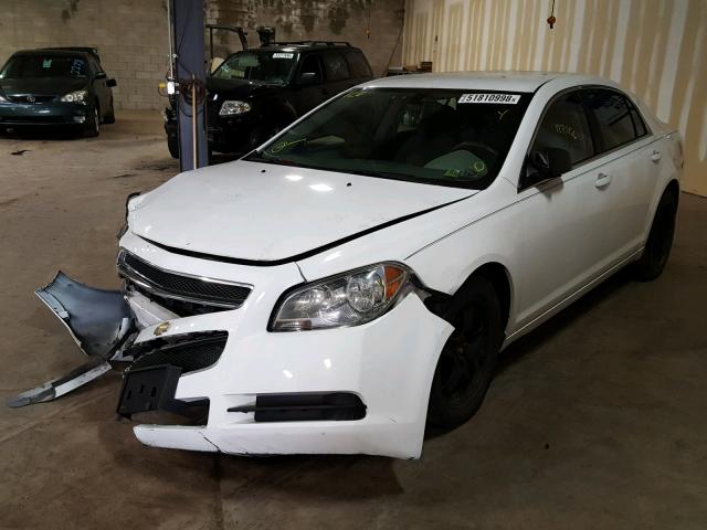 1G1ZA5E18BF191338 - 2011 CHEVROLET MALIBU LS Ақ фото 2