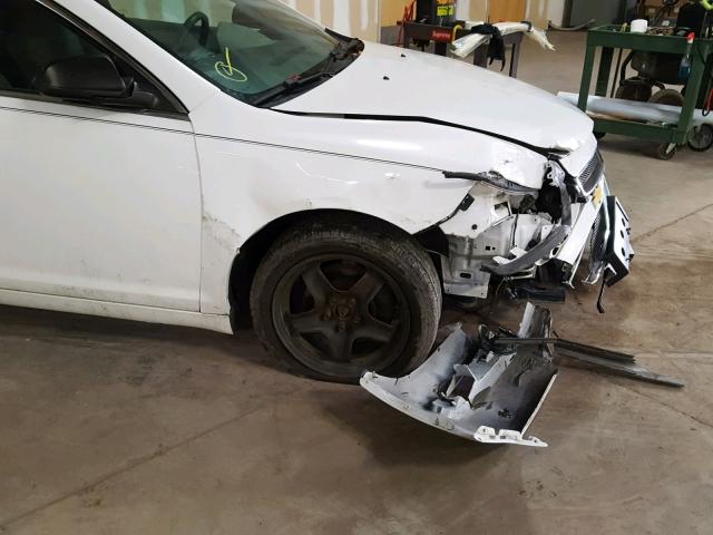 1G1ZA5E18BF191338 - 2011 CHEVROLET MALIBU LS Ақ фото 9