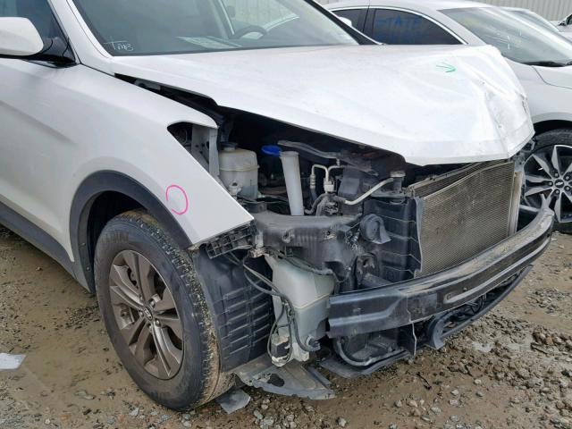 5XYZT3LB0DG066965 - 2013 HYUNDAI SANTA FE S WHITE photo 9