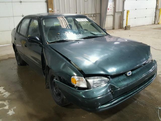 1Y1SK5288YZ421891 - 2000 CHEVROLET GEO PRIZM GREEN photo 1