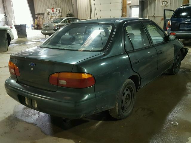 1Y1SK5288YZ421891 - 2000 CHEVROLET GEO PRIZM GREEN photo 4