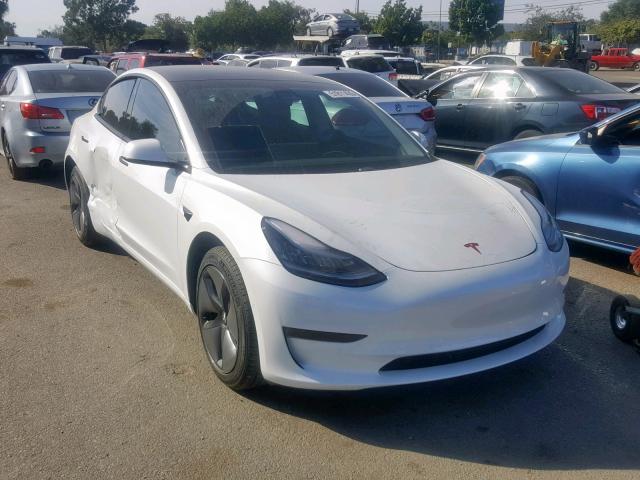 5YJ3E1EA0KF416026 - 2019 TESLA MODEL 3 WHITE photo 1