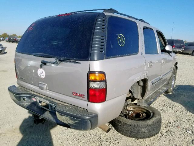 1GKEK13T04J300136 - 2004 GMC YUKON GOLD photo 4