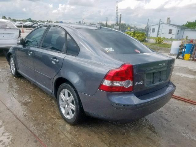 YV1MS382972295580 - 2007 VOLVO S40 2.4I GRAY photo 3