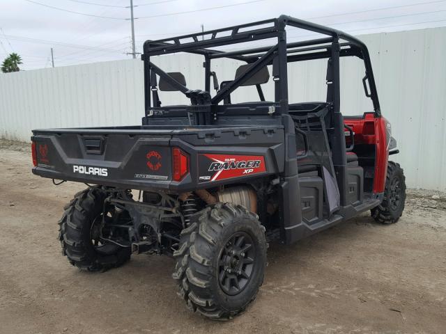 3NSRUE877GG529881 - 2016 POLARIS RANGER CRE RED photo 4