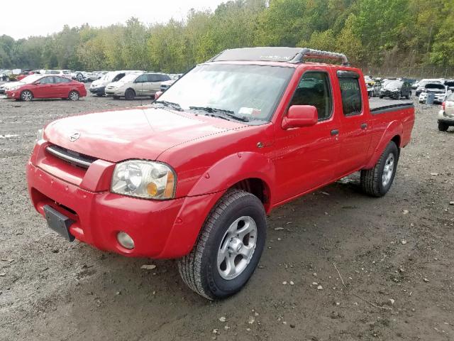 1N6MD29Y63C428326 - 2003 NISSAN FRONTIER C RED photo 2