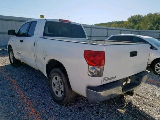 5TFRT54137X013888 - 2007 TOYOTA TUNDRA DOU WHITE photo 3