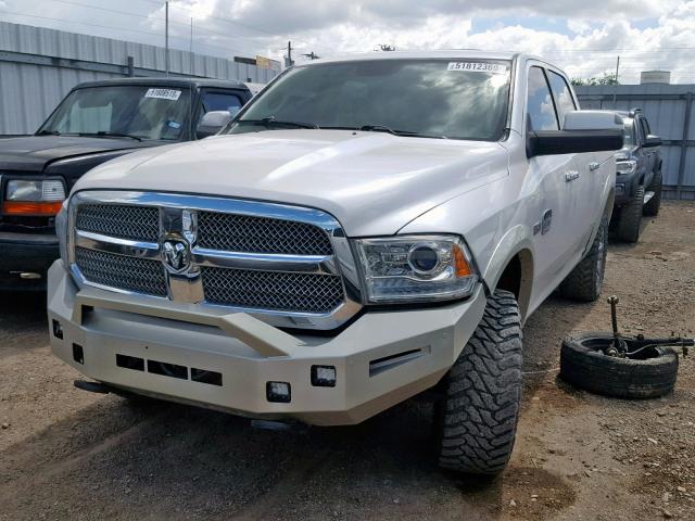 1C6RR7PT5ES369428 - 2014 RAM 1500 LONGH WHITE photo 2