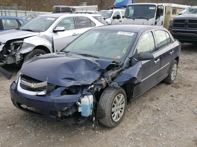 1G1AD5F55A7154567 - 2010 CHEVROLET COBALT 1LT BLUE photo 2