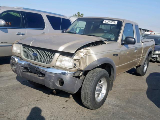 1FTZR15U31TA05174 - 2001 FORD RANGER SUP GOLD photo 2