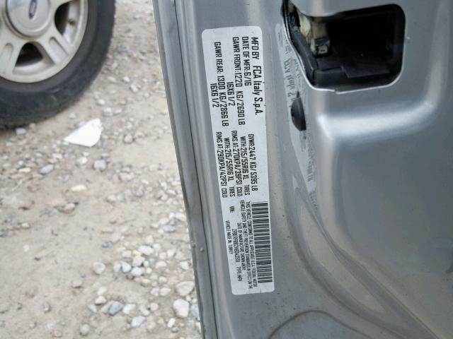 ZFBERFBB2H6D43551 - 2017 RAM PROMASTER 银色 照片 10