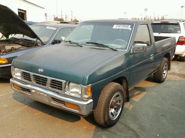 1N6SD11S9RC421095 - 1994 NISSAN TRUCK BASE GREEN photo 2