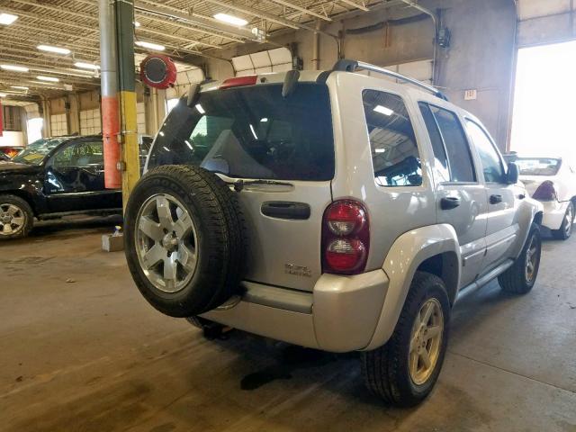 1J4GL58K15W712668 - 2005 JEEP LIBERTY LI SILVER photo 4