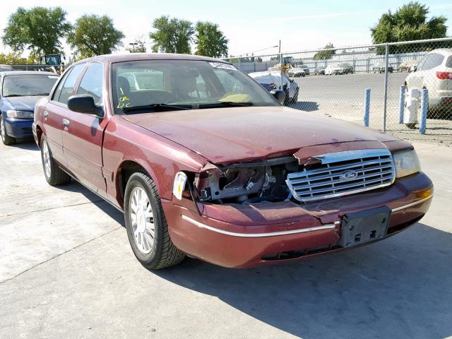 2FAFP74WX4X127591 - 2004 FORD CROWN VICT BURGUNDY photo 1