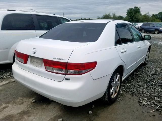 1HGCM66574A080700 - 2004 HONDA ACCORD EX WHITE photo 4